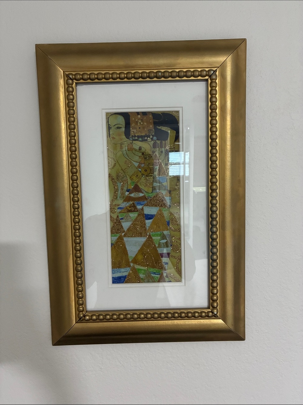 Gustav Klimt Gold Framed Decorative Wall Art - Elegant Accent